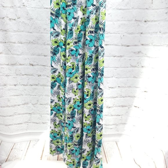 Cato Womens Multicolor Floral Elastic Waist Pull On Long Maxi Skirt Size Small - Picture 1 of 10